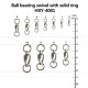 Ball bearing swivel with solid ring    HXY-4001